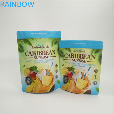 di alluminio stampato abitudine d'imballaggio della chiusura lampo della borsa dello spuntino della frutta secca impermeabile