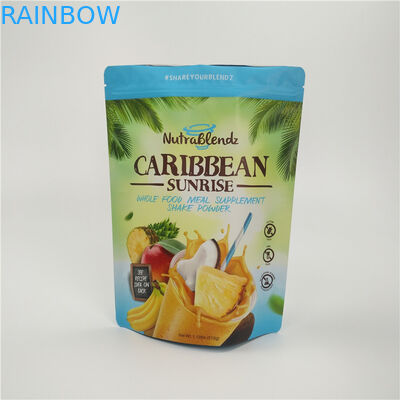 di alluminio stampato abitudine d'imballaggio della chiusura lampo della borsa dello spuntino della frutta secca impermeabile