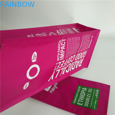 L'abitudine opaca del fondo piatto ha stampato sta sulle borse di caffè laminate alluminio del rinforzo m. dei sacchetti
