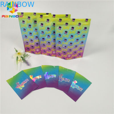 Il sacchetto della stagnola della prova dell'odore che imballa Runtz insacca i biscotti/pillola/applicazione gommosa dell'orso