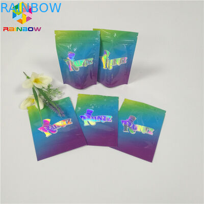 L'abitudine d'imballaggio del sacchetto della stagnola del biscotto ha stampato la prova di plastica del bambino delle borse della serratura dello zip