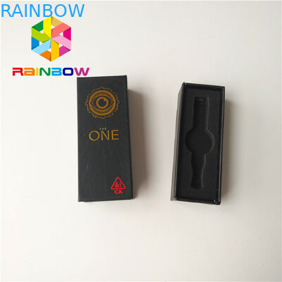Finitura di superficie d'imballaggio della metallina del corredo dell'atomizzatore di Cbd delle scatole di dimensione della cartuccia su ordinazione di Vape