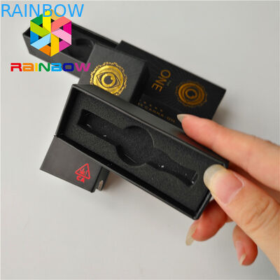 Finitura di superficie d'imballaggio della metallina del corredo dell'atomizzatore di Cbd delle scatole di dimensione della cartuccia su ordinazione di Vape