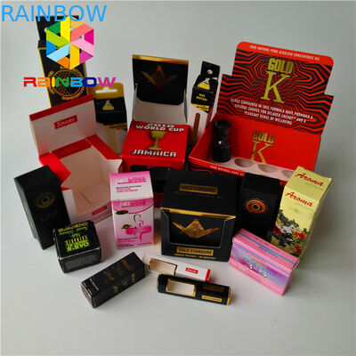 Il contenitore d'imballaggio Moq basso 1oz di stampa su ordinazione 2 Oz di bottiglia di olio essenziale di CBD ha riciclato la carta della carta