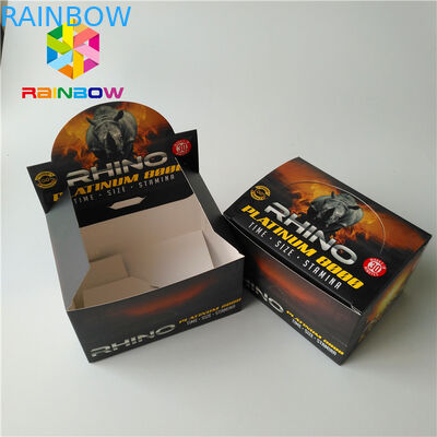 Contenitore d'imballaggio di carta patinata del tabacco per sigari delle scatole di incenso di erbe di finitura di superficie della metallina