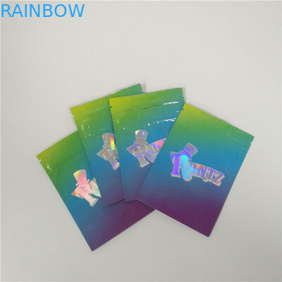 3,5 grammi stanno su Mylar che il di alluminio a chiusura lampo sta sulla stampa di rotocalco del sacchetto