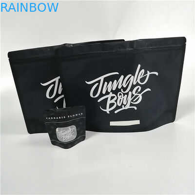 Stia sulla dimensione su misura il nero d'imballaggio di Matt delle borse del di alluminio di incenso di erbe