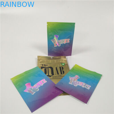 3,5 grammi di imballaggio dei sacchetti di plastica stanno sulle borse a chiusura lampo della canapa di Runtz dell'erbaccia di Mylar