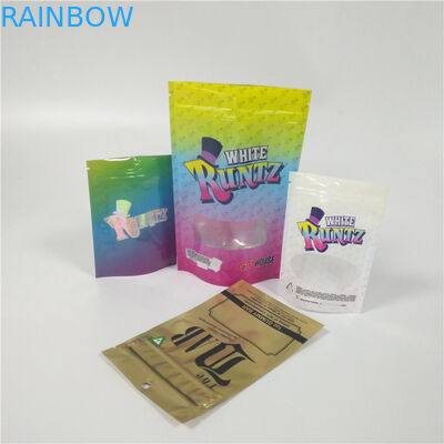 L'abitudine ha stampato sta sul sacchetto che imballa la finitura superficia lucida Cbd con la finestra