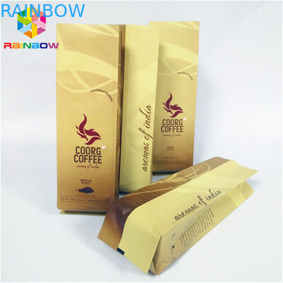 L'abitudine stampata sta sul fondo piatto del rinforzo del lato della barriera dell'umidità delle borse del sacchetto della chiusura lampo