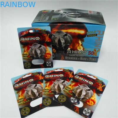 Contenitore di carta d'imballaggio di ZEN di prestazione di potenziamento di bolla sessuale maschio prima della pillola