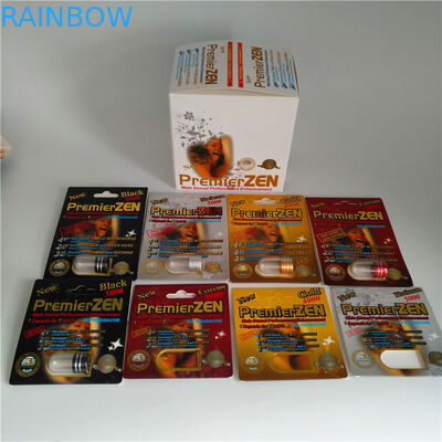 Contenitore di carta d'imballaggio di ZEN di prestazione di potenziamento di bolla sessuale maschio prima della pillola