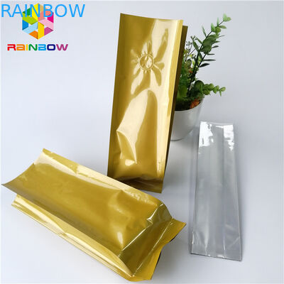 Il di alluminio risigillabile sta sulla bustina di tè del caffè dell'arrosto del rinforzo del lato del sacchetto 12oz 16oz