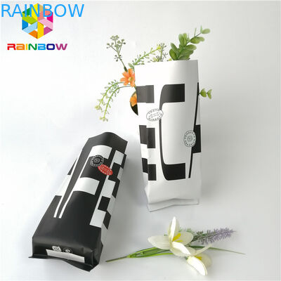 Borsa impermeabile al grasso dello spuntino che imballa la borsa normale della finestra della radura del Libro Bianco con il legame della latta