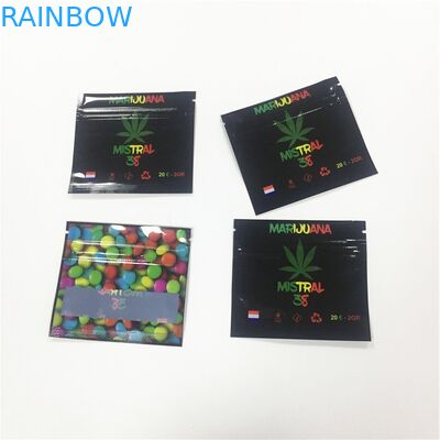 Sacchetti di plastica materiali laminati che imballano abitudine gommosa della borsa di CBD Candy stampata