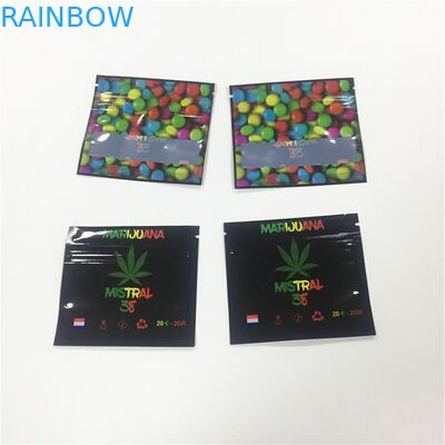 Sacchetti di plastica materiali laminati che imballano abitudine gommosa della borsa di CBD Candy stampata