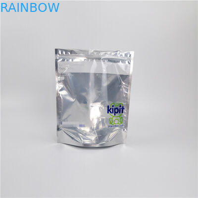 La borsa d'imballaggio cosmetica del film del laser sta sul logo su misura sacchetto che stampa il bene durevole