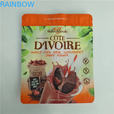 Sacchetti di plastica della saldatura a caldo che imballano le borse di polvere arrostite del chicco di caffè con la chiusura lampo