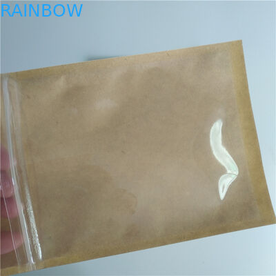 Bene durevole riciclabile dei sacchi di carta su ordinazione del cuscino della bustina del caffè del seme della ciliegia con la finestra