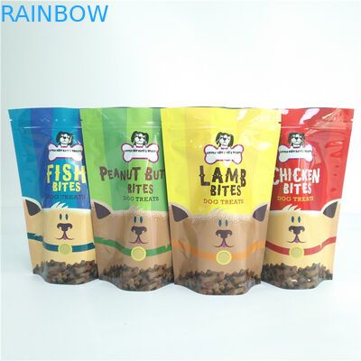 Sacchetto organico di vuoto riutilizzabile del laminato plastico della borsa dell'alimento per animali domestici di stoccaggio dell'ossequio del cane