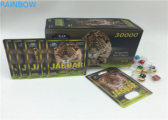 Scorrevole maschio di rinoceronte 69 dell'imballaggio della carta della bolla delle pillole di potenziamento con la bottiglia di plastica della copertura