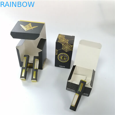 Contenitore di regalo della prova del bambino che imballa la bottiglia di olio di carta piegante stampata colorata del fumo della sigaretta di E