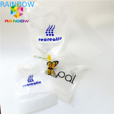 Liquidi riutilizzabili stanno sulla borsa d'imballaggio di compressione dell'imballaggio degli alimenti per bambini del sacchetto del becco