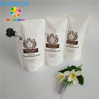 Liquidi riutilizzabili stanno sulla borsa d'imballaggio di compressione dell'imballaggio degli alimenti per bambini del sacchetto del becco