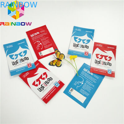 Le borse piane di plastica del di alluminio dei pacchetti di Mylar hanno laminato il sacchetto facciale della maschera con la tacca dello strappo