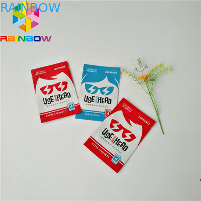 Le borse piane di plastica del di alluminio dei pacchetti di Mylar hanno laminato il sacchetto facciale della maschera con la tacca dello strappo