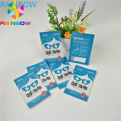 logo su ordinazione di plastica d'imballaggio di Mylar laminato prova dell'odore del sacchetto del di alluminio di pollice 4x6