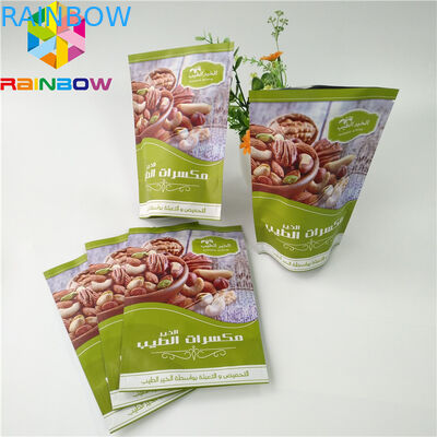 La borsa opaca a chiusura lampo superiore risigillabile del sacchetto di Doypack del di alluminio per il dado/asciuga la frutta