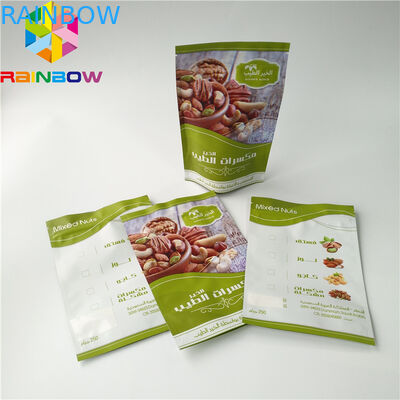 La borsa opaca a chiusura lampo superiore risigillabile del sacchetto di Doypack del di alluminio per il dado/asciuga la frutta