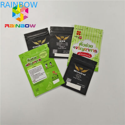 Sacchetto di plastica d'imballaggio della guarnizione di auto del sacchetto della stagnola della prova dell'odore di Mylar con la chiusura lampo risigillabile