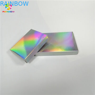 Scatola di carta stampata su misura di scintillio che imballa laser olografico cosmetico per il regalo