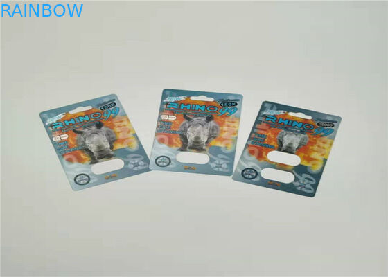 Carta della bolla di effetto della mamba 3d che imballa stampa su misura per le pillole del sesso della capsula