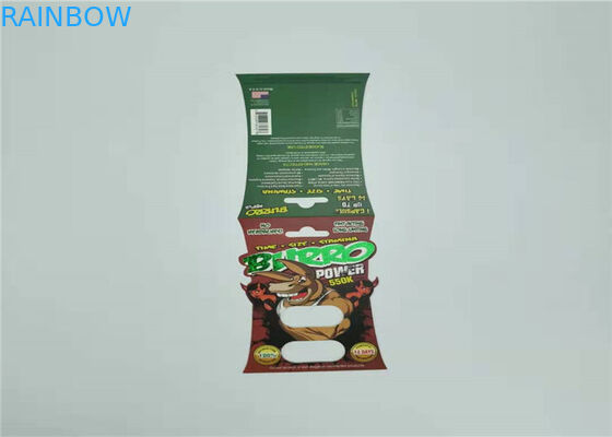 Carta di plastica d'imballaggio dell'inserzione delle pillole del sesso della capsula della carta della bolla di rinoceronte 69-9000 per Enhancemen maschio