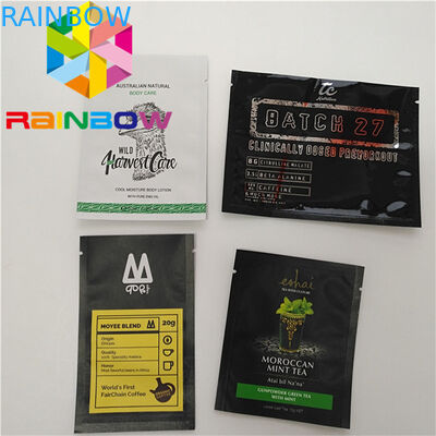 Borse del fondo piatto di serie di Kraton, borsa del sacchetto di tre lati per l'erbaccia gommosa di Candy della canapa