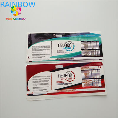 La manica degli strizzacervelli del contagoccia identifica la fiala farmaceutica degli autoadesivi bottiglia di vetro 30ml per lo steroide