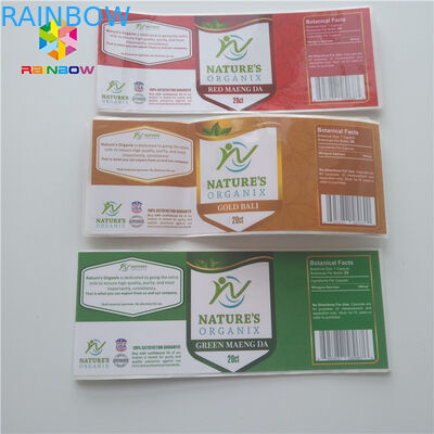 La manica degli strizzacervelli del contagoccia identifica la fiala farmaceutica degli autoadesivi bottiglia di vetro 30ml per lo steroide