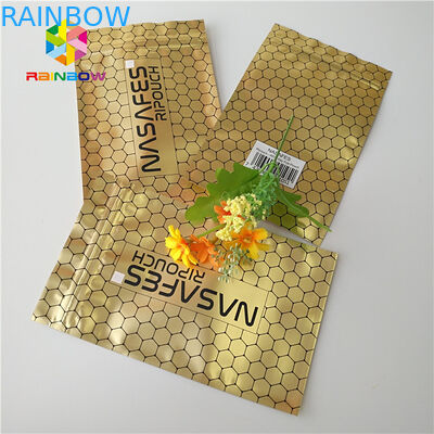 L'abitudine ha stampato sta sull'uso a chiusura lampo di plastica dell'erba della borsa del tubo di tabacco di Mylar della stagnola del sacchetto