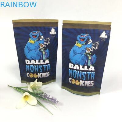 1 prova d'imballaggio dell'odore di incenso di erbe medico di Edibles di 8 biscotti biodegradabile