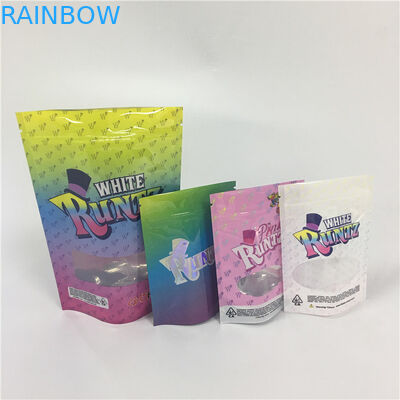 L'incenso di erbe laminato stagnola che imballa la chiusura lampo di Mylar insacca la prova dell'odore di Runtz dell'erbaccia