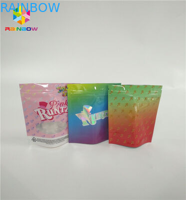 3.5g innocui per i bambini stanno sulle borse del sacchetto della chiusura lampo personalizzano la prova dell'odore del pacchetto di Runtz della stampa