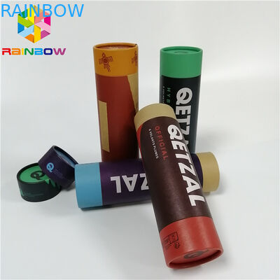 Il contenitore di carta d'imballaggio di frutta asciutta del tè che imballa riciclabile su ordinazione spinge verso l'alto la metropolitana di Kraft