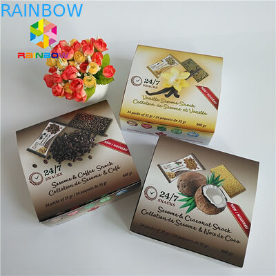 Scatola d'imballaggio di carta piegante dell'ologramma di rettangolo per la maschera del Facial della spazzola del ciglio dei cosmetici