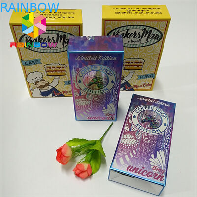 Scatola d'imballaggio di carta piegante dell'ologramma di rettangolo per la maschera del Facial della spazzola del ciglio dei cosmetici