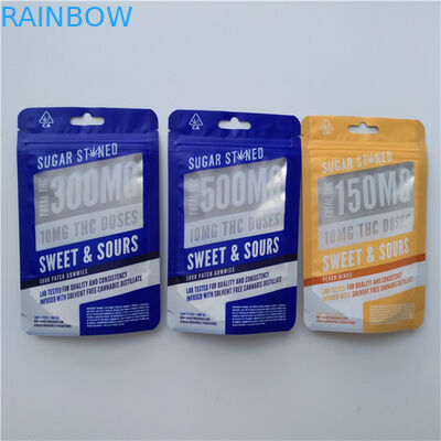 Alimento risigillabile tre a prova d'umidità della borsa della serratura dello zip del di alluminio - lato sigillato