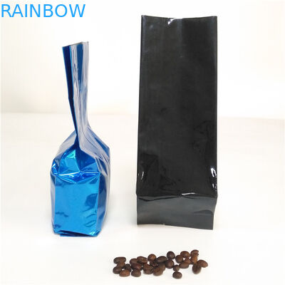 Bustine di tè del rinforzo del lato del di alluminio che imballano la saldatura a caldo del sacchetto del caffè con la valvola