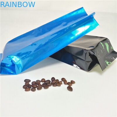 Bustine di tè del rinforzo del lato del di alluminio che imballano la saldatura a caldo del sacchetto del caffè con la valvola